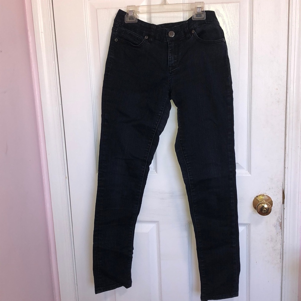 Deep/Dark Blue Limited Denim Straight Leg Jean